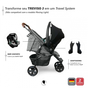 Adaptador Treviso 3 para Bebe Conforto Tulip - ABC Design