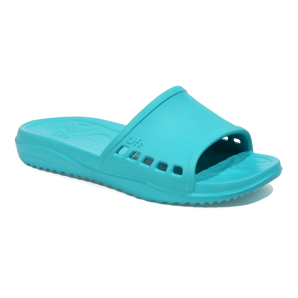 Chinelo Slide Feminino Sunny Slide Life Shoes Azul Água