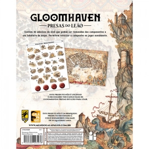 Gloomhaven: Presas do Leão - Adesivos Removíveis (Acessório)