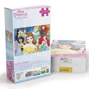 Quebra-Cabeça Princesas Disney 150 peças