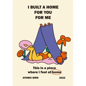 Print Fine Art A3 - Home - Artista Atomic Bird