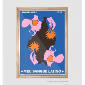 Print Fine Art A3 - Sangue Latino - Artista Atomic Bird