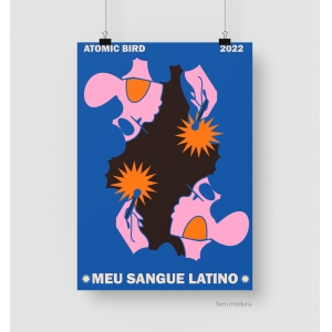 Print Fine Art A4 - Sangue Latino - Artista Atomic Bird