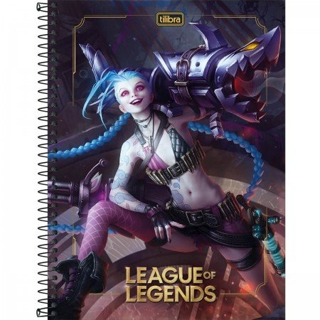 Caderno Tilibra Universitário League Of Legends Things 10 Matérias