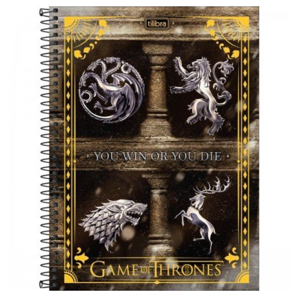 Caderno Tilibra Universitário Game Of Thrones 10 Matérias