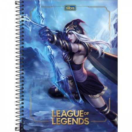 Caderno Tilibra Universitário League Of Legends Things 10 Matérias