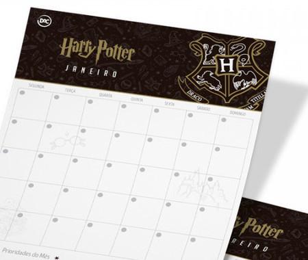 Calendário Planner Prancheta Dac Harry Potter Permanente