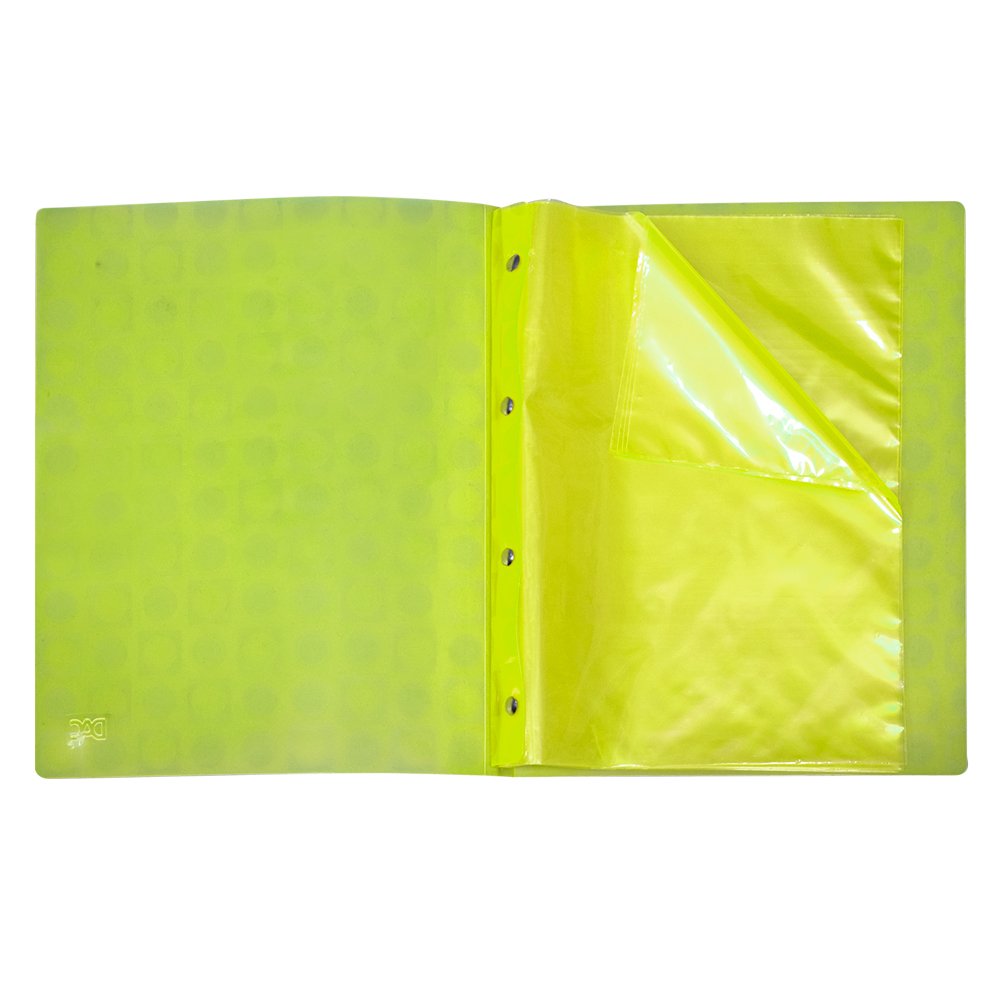 Pasta Catálogo Dac A4 Color Bubble com 10 Envelopes Coloridos Neon