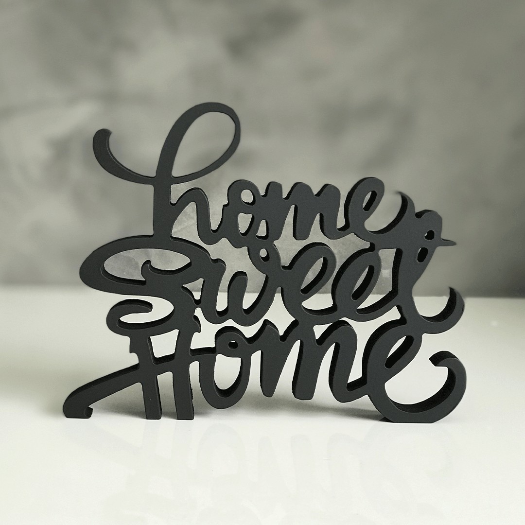 Palavra Decorativa Home Sweet Home - D 30