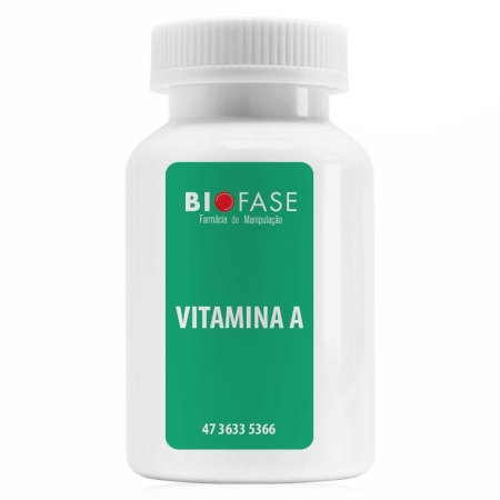 Vitamina A 3300 Ui - 60 Cápsulas