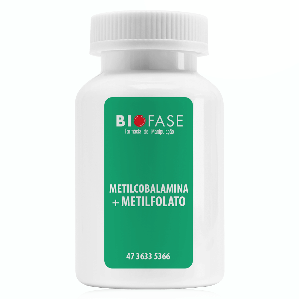 Metilcobalamina 1mg + Metilfolato 800mcg - 30 Cápsulas  - Biofase