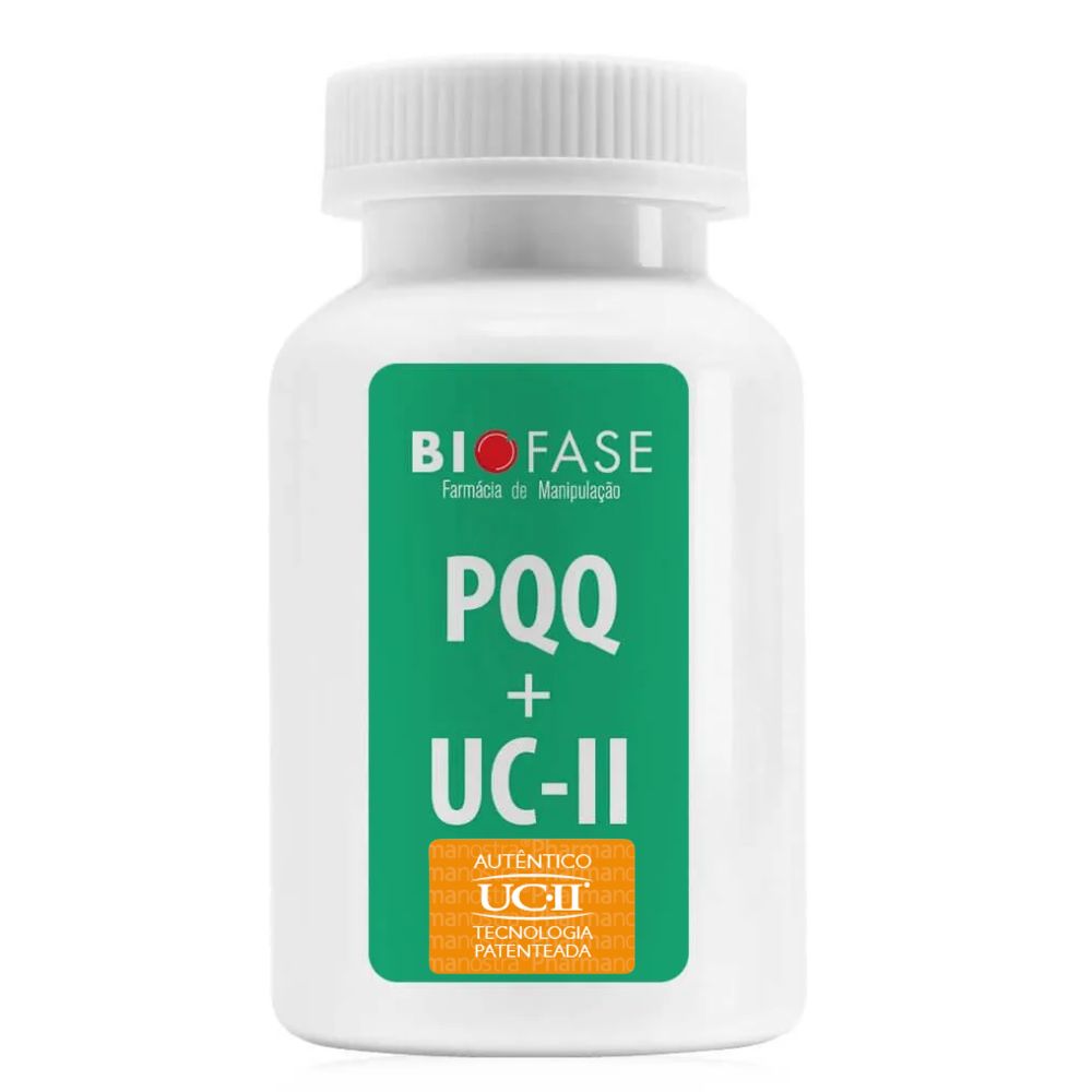 PQQ 10mg + UC-II 40mg | 30 Cápsulas - Biofase