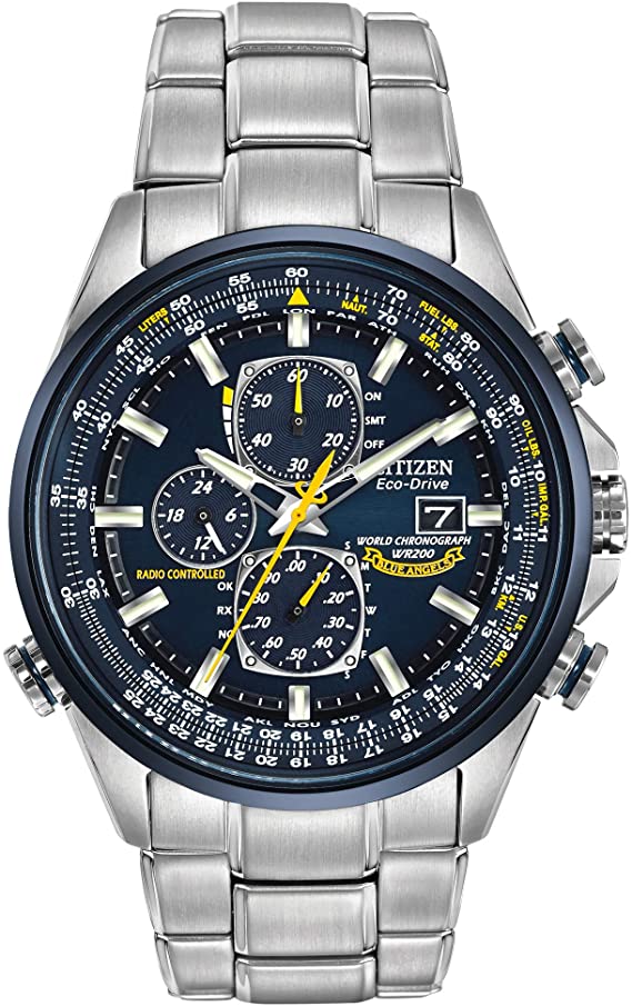 Relógio Citizen AT8020-54L Promaster World Chronograph A-T Blue Angels