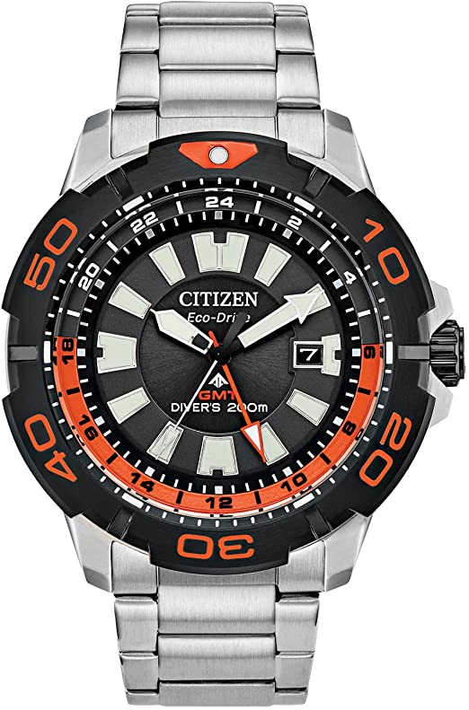 Relógio Citizen BJ7129-56E Promaster GMT Safira Eco-Drive