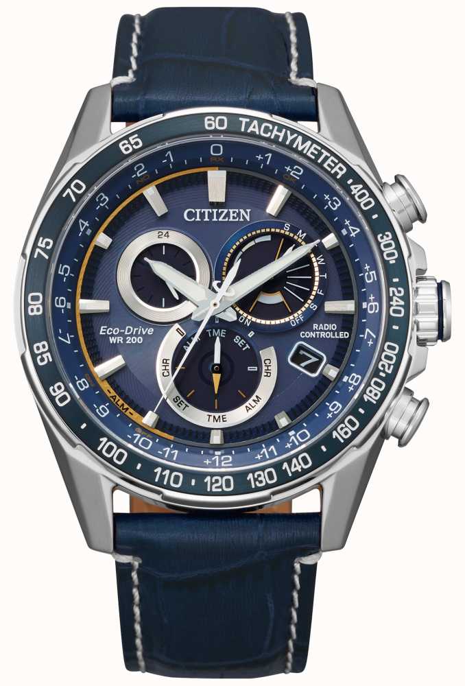 Relógio Citizen CB5918-02L Eco-Drive PCAT Atomic Timekeeping Azul