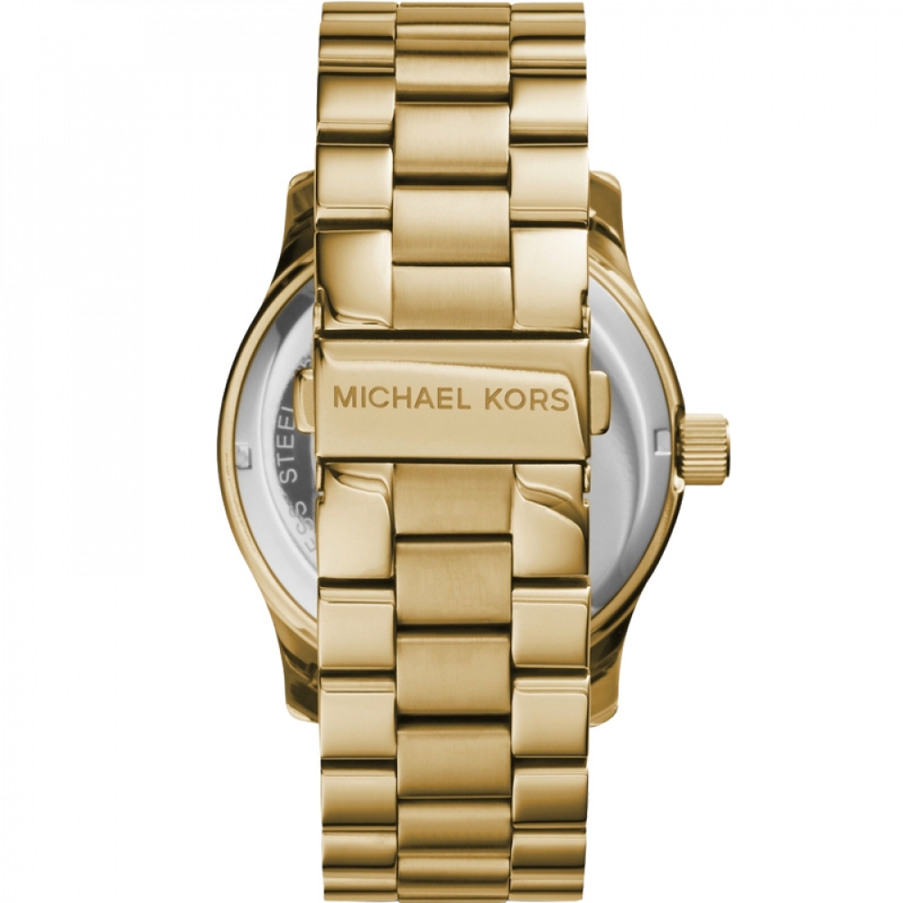 Relógio Feminino Michael Kors MK5706 Runway Crystal Pave Dourado