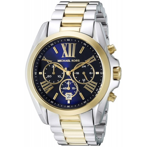 Relógio Feminino Michael Kors MK5976 Prata Dourado Azul