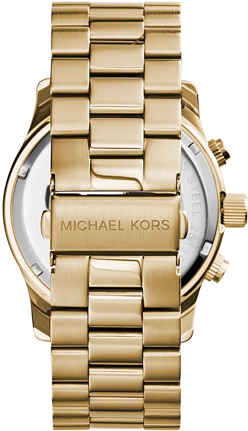 Relógio Michael Kors MK8077 Runway Dourado Oversized