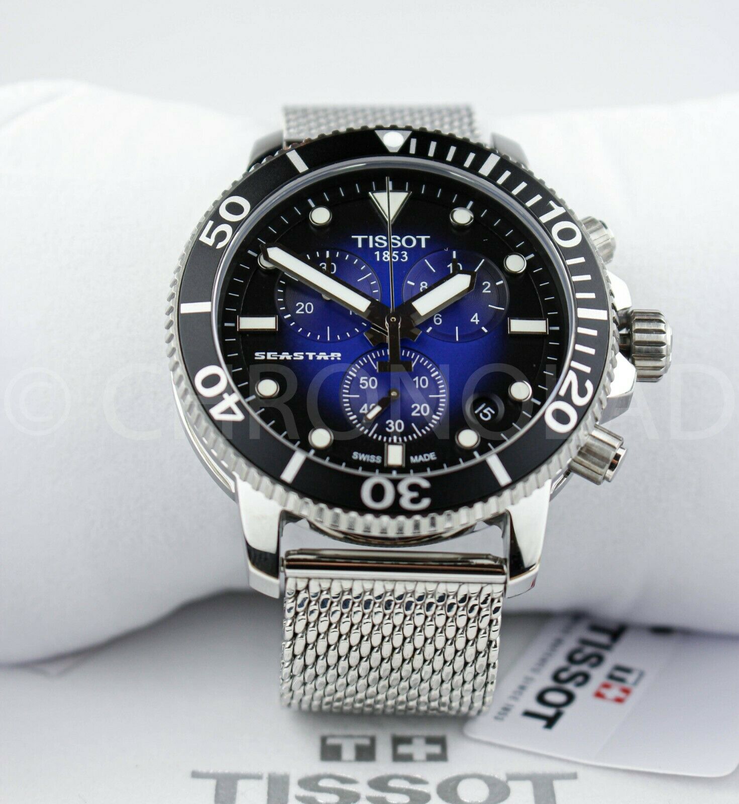Relógio Tissot T120.417.11.041.02 Seastar 1000 Quartz Azul