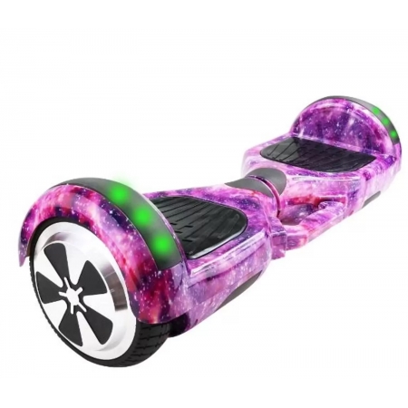 Hoverboard Roxo Galaxy 6,5" BR Com LED BLUETOOTH