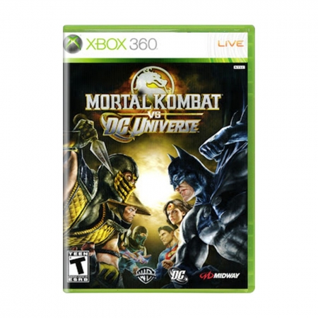 Jogo Mortal Kombat Vs. DC Universe - Xbox 360 Mídia Física