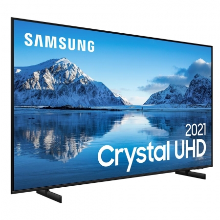 Samsung Smart TV 50 Crystal UHD 4K 50AU8000, Dynamic Crystal Color, Borda Infinita, Visual Livre de Cabos, Alexa Built In - UN50AU8000GXZD