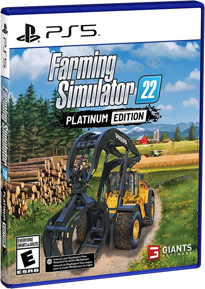 FARMING SIMULATOR 22 PLATINUM EDITION - PS5 - Mídia Física