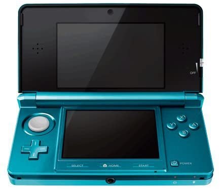 Nintendo 3DS cor Aqua Blue Novo