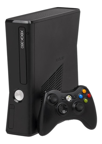 Xbox 360 Slim 4Gb + Kinect Slim + 2 Controles + 3 Jogos