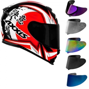 Capacete Axxis Eagle Japan + Viseira Axxis Colorida