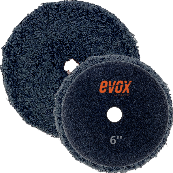 Boina de Microfibra Para Polimento Carro 6 Polegadas Evox