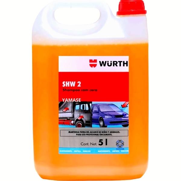 Shampoo Automotivo Com Cera 5Litros Lava Autos Wurth
