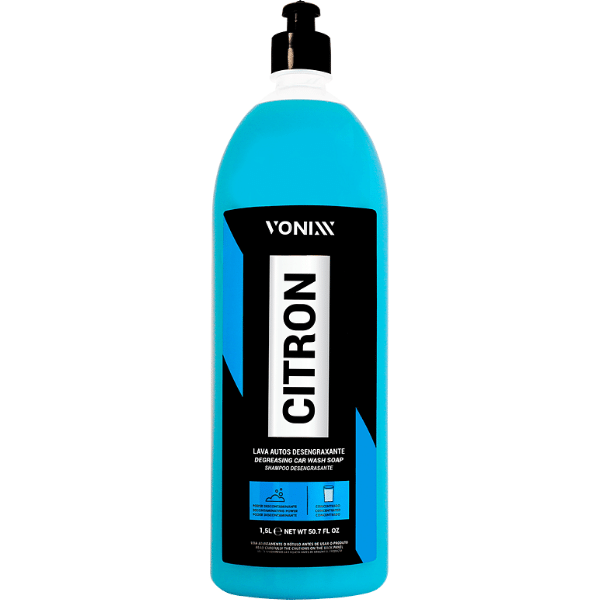 Shampoo Citron Vonixx Lava Autos Desengraxante 1,5L