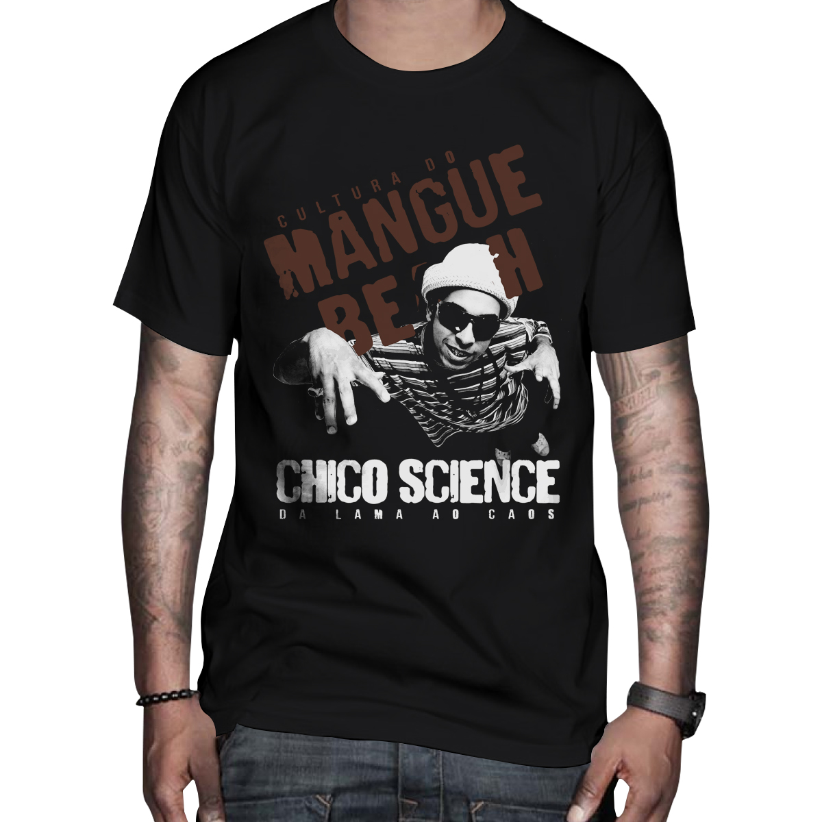 Camiseta Chico Science Mangue Beach