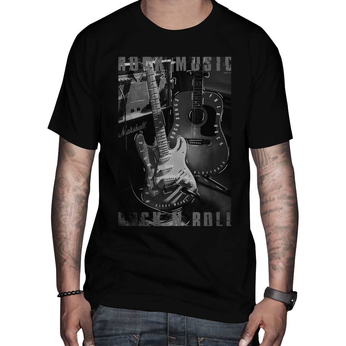 Camiseta Rock Music