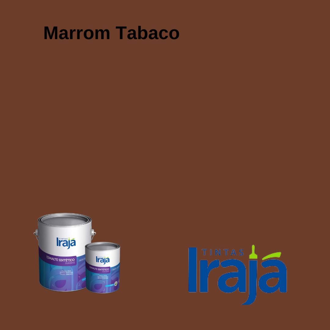 Esmalte Sintético Brilhante - Marrom Tabaco