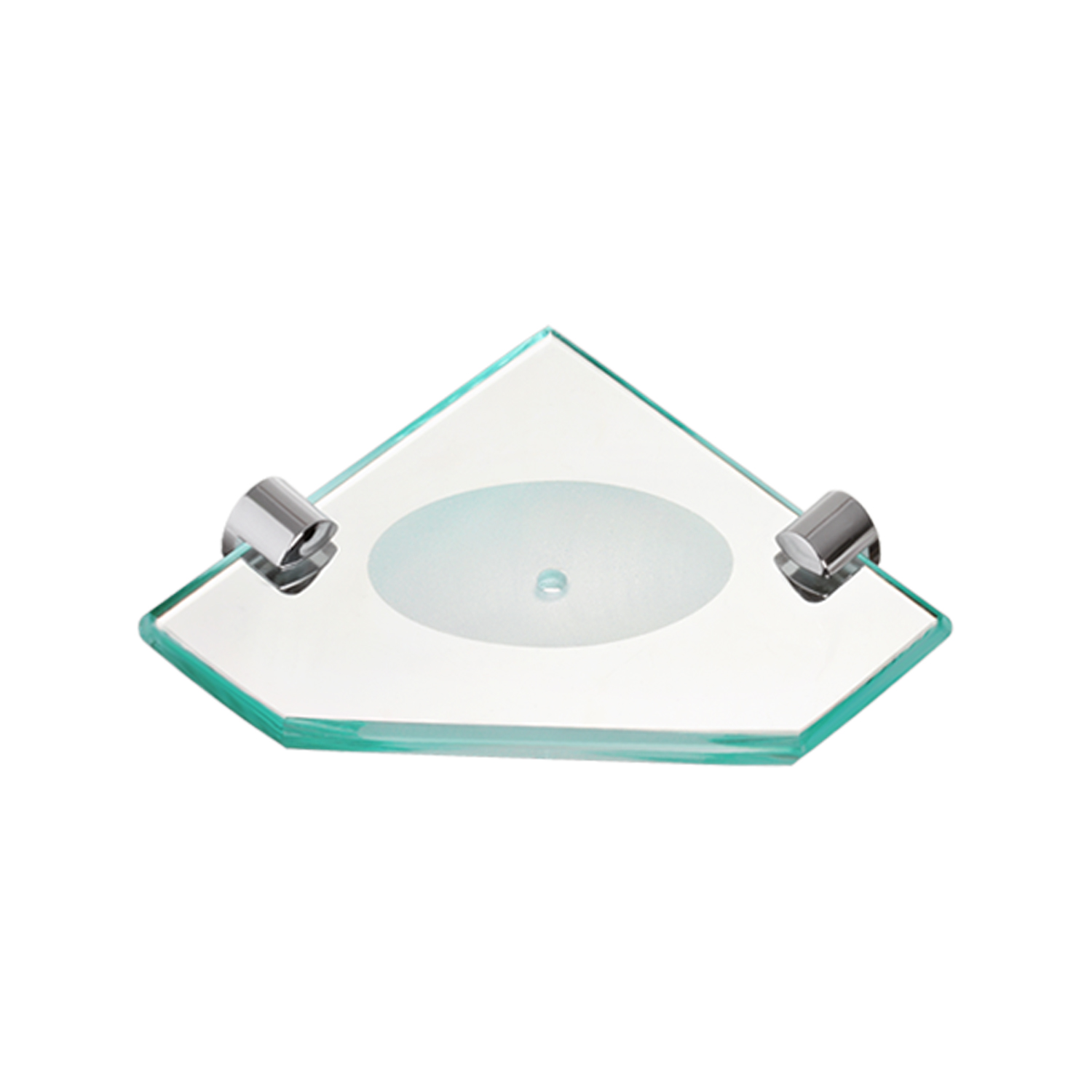 Kit Acessórios Banheiro De Vidro Luxo Incolor 5 Peças Balibox