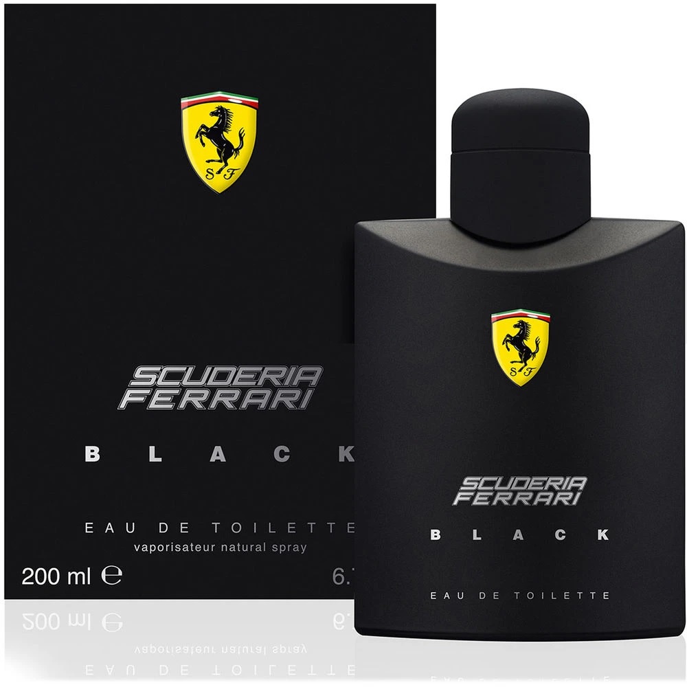 Perfume Ferrari Black Scuderia - Eau De Toilette - 200ml
