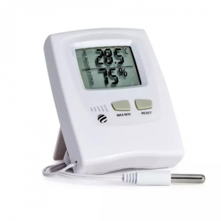 Termo- Higrômetro Digital Temperatura Interna/Externa e Umidade Interna | 7666.02.0 | Incoterm