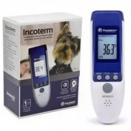 Termômetro Clínico Infravermelho Veterinário | T-DIV-0124 | Incoterm