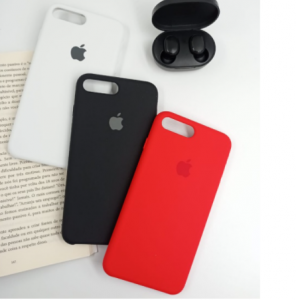 Capinha de Silicone Case Iphone 7 Plus / 8 Plus Apple Interior Aveludada
