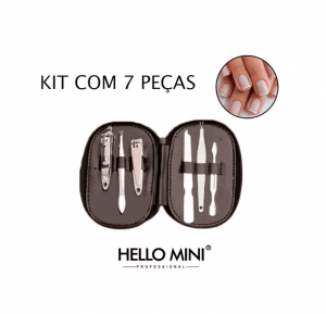Kit Cortador De Unha Hello Mini Com 7 Peças