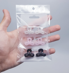 Mini Presilha De Cabelo Garra De Plástico 3 Cores Feminino