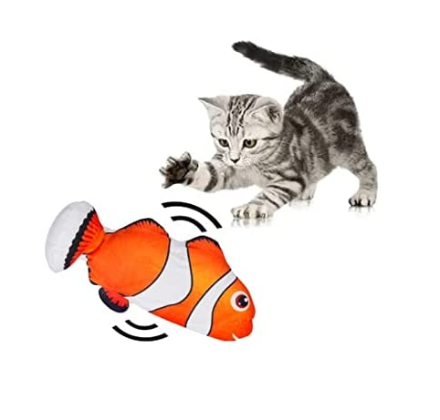 Brinquedo Pet Nemo Peixe Que Se Movimenta Para Gatos Divertido