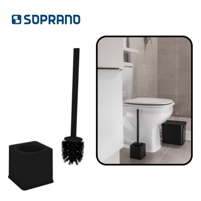 Escova Sanitária Com Base Para Banheiro Soprano