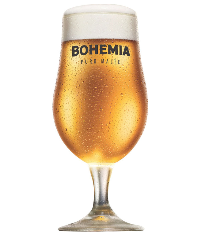 Taça de Vidro Para Cerveja Bohemia 380ml