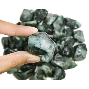Pedra Esmeralda Natural Rolada, Pc 100g (Vibração da Fartura)