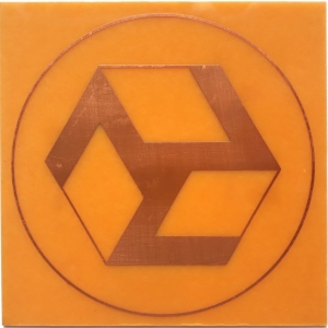 Placa Antahkarana G- Gráfico em cobre