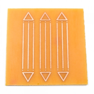 Placa Luxor M - Gráfico em Cobre 7cm x 7cm