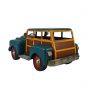 Colecionável De Metal Ford Woody Wagon 1941 Azul Petróleo